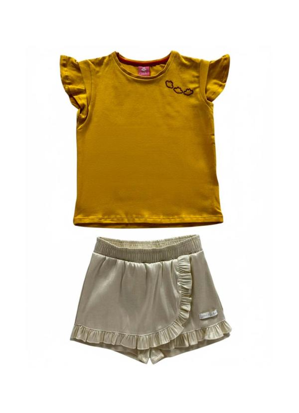 Conjunto Curto Amarelo