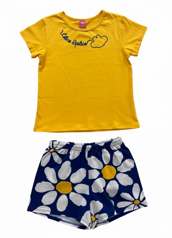 Conjunto Curto Amarelo