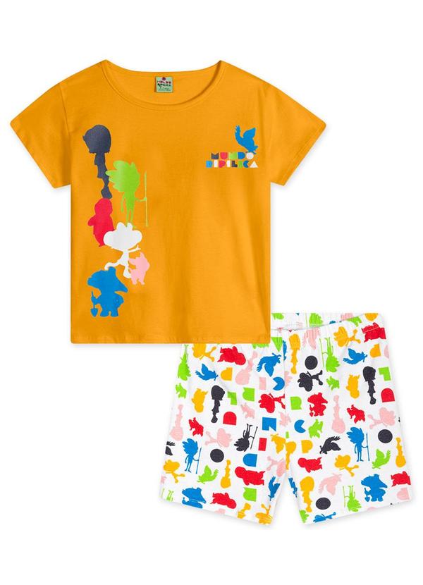 Conjunto Curto Infantil Menina Mundo Ripilica A