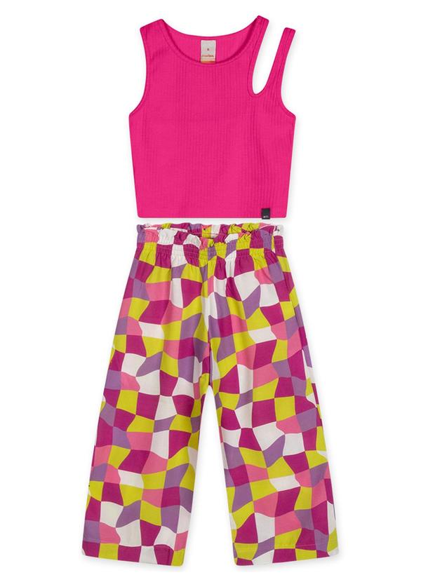 Conjunto Curto Infantil Pink