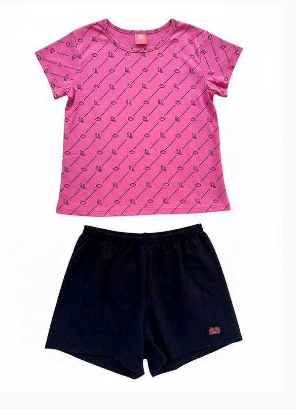 Conjunto Curto Rosa