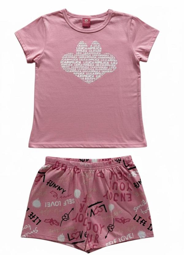 Conjunto Curto Rosa