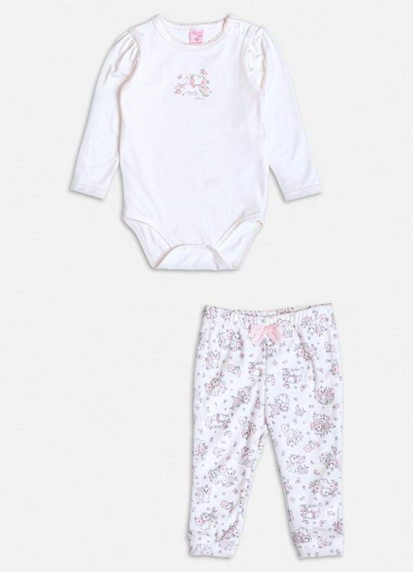Conjunto de Plush da Gata Marie Branco