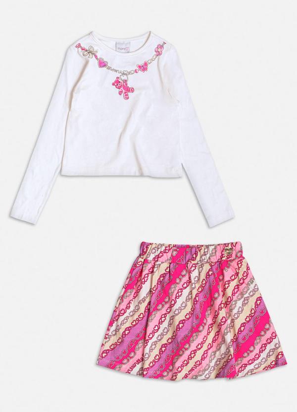 Conjunto de Ursinhos com Strass Rosa