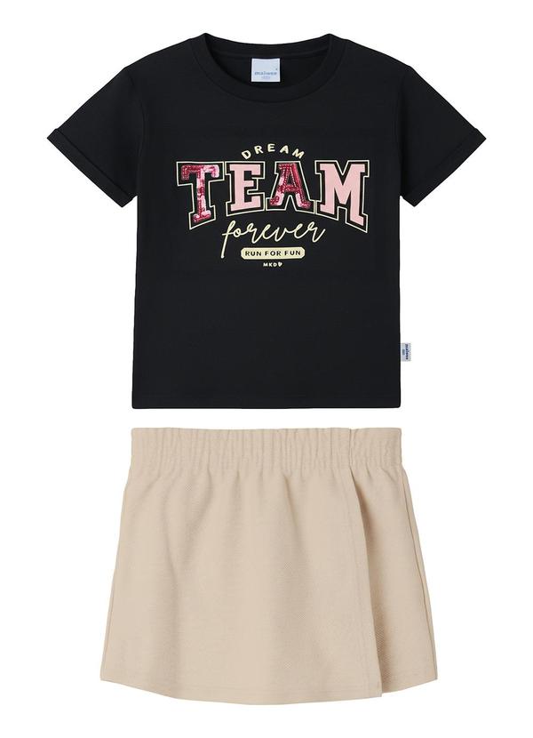 Conjunto Dream Team Moletom Preto
