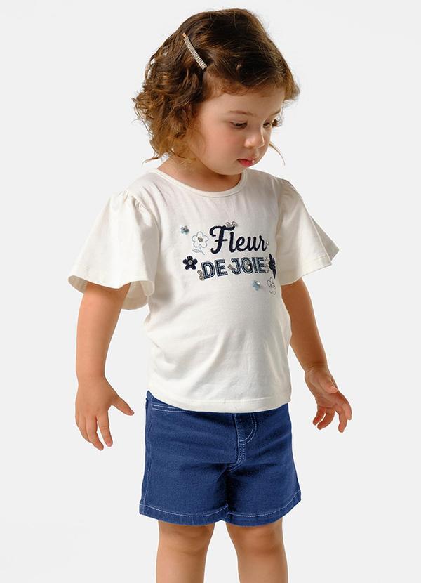 Conjunto Feminino Blusa com Shorts Bege