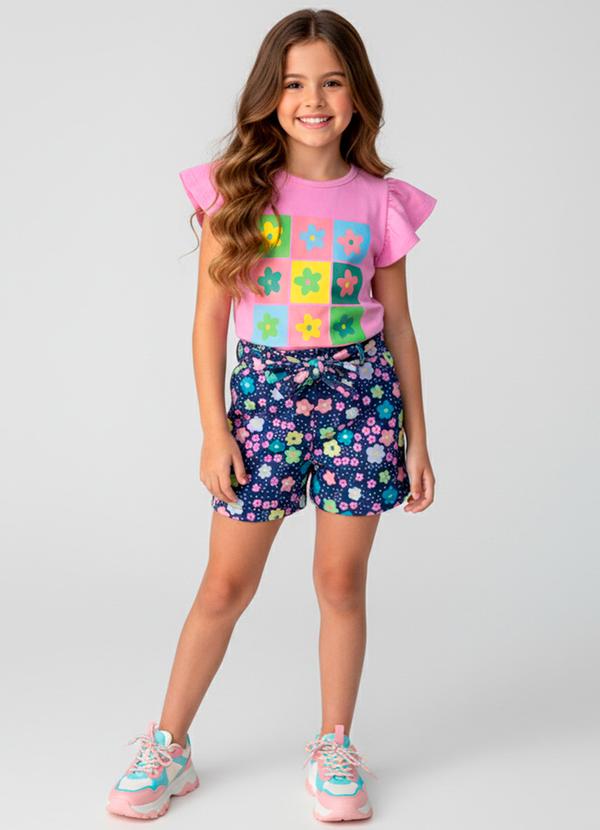 Vista 2 Conjunto Feminino Find Your Magic Rosa Laluna Laluna
