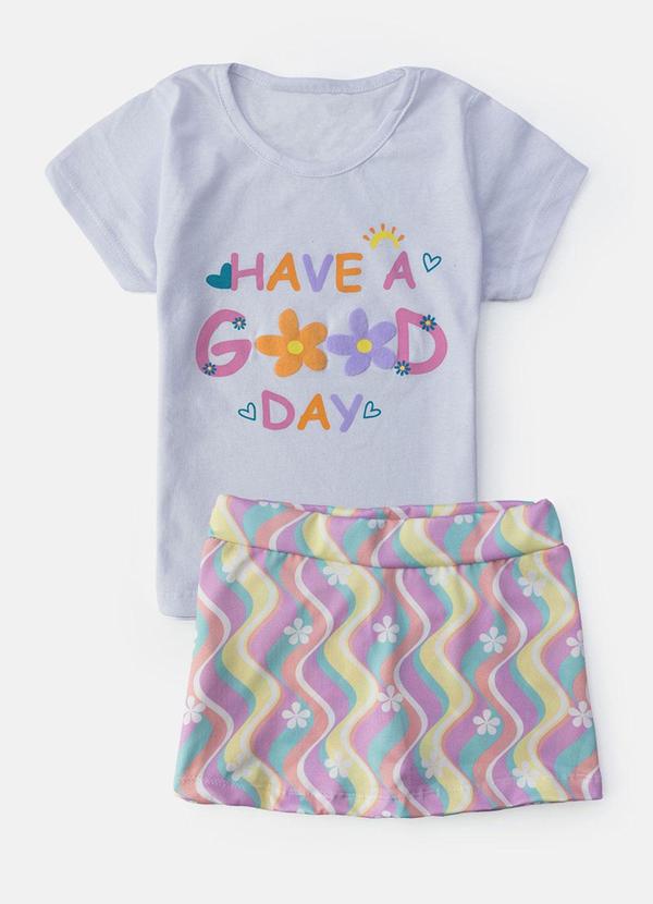 Conjunto Feminino Have Good Day Branco