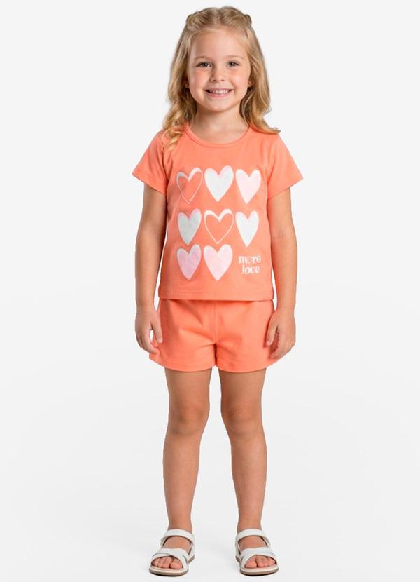 Conjunto Feminino Infantil Seletc Vermelho