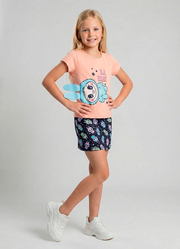 Vista 2 Conjunto Feminino La Bibi Flamingo Laluna Laluna