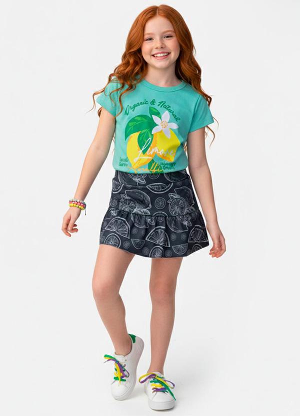 Vista 2 Conjunto Feminino Limone Verde Água Laluna Laluna