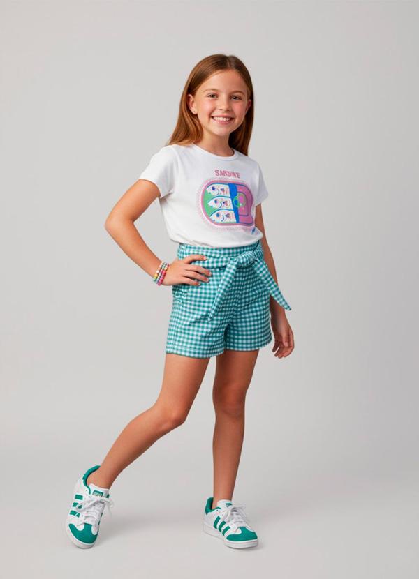 Vista 2 Conjunto Feminino Sardine Fun Creme Laluna Laluna
