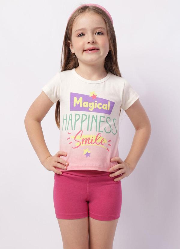 Conjunto Infantil Estampa Magical Off White