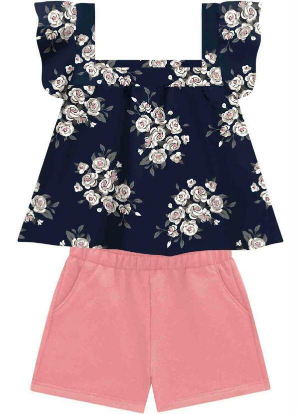Conjunto Infantil MeninaMarinho