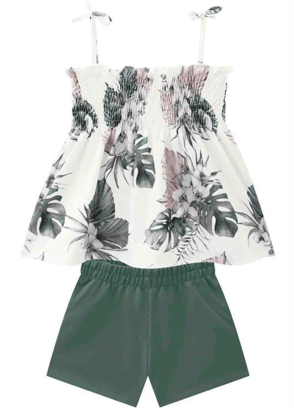 Conjunto Infantil MeninaOff White