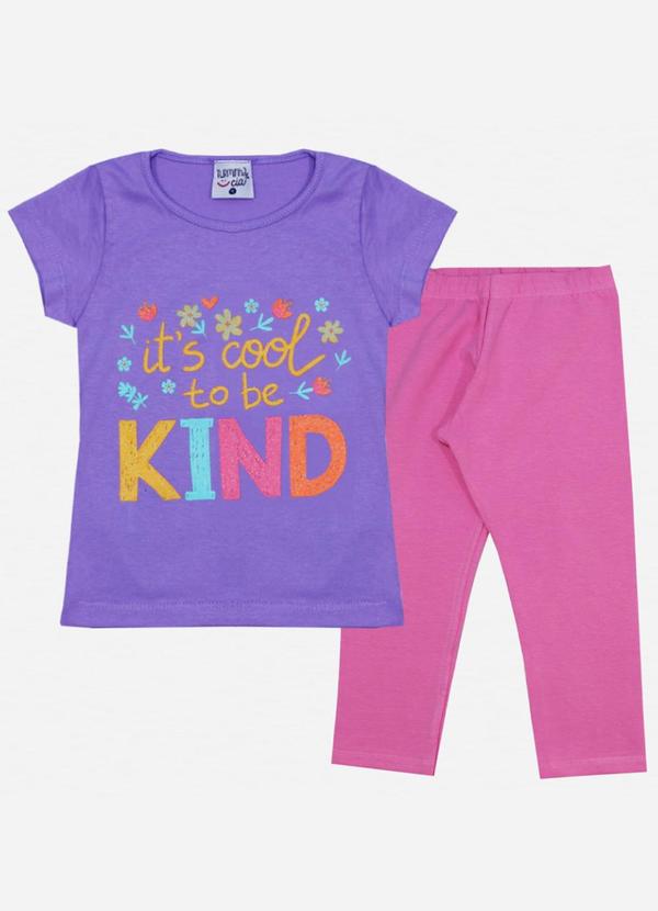 Conjunto Infantil Kind Roxo