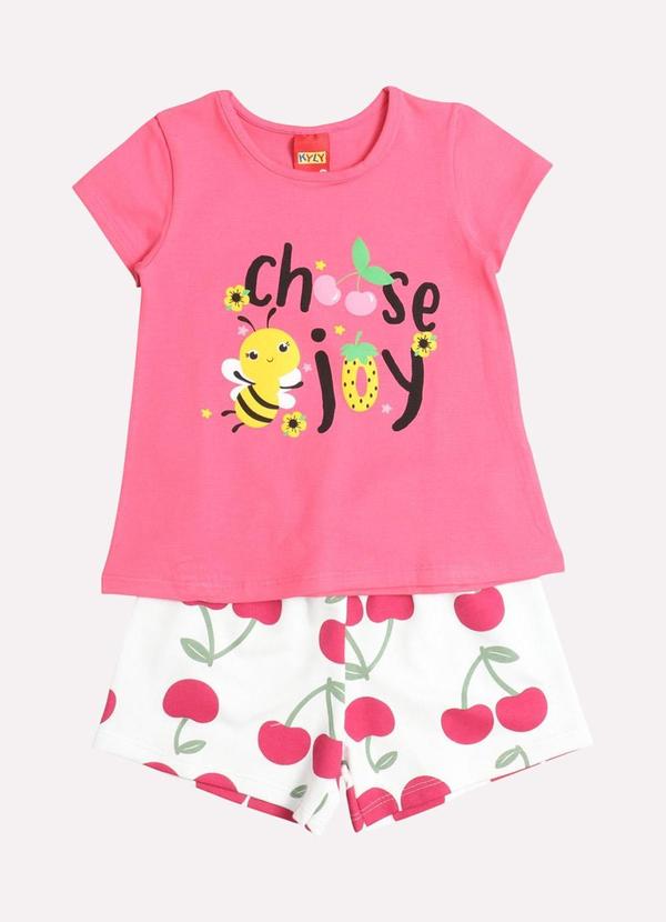 Conjunto Infantil Menina Abelhinha Pink
