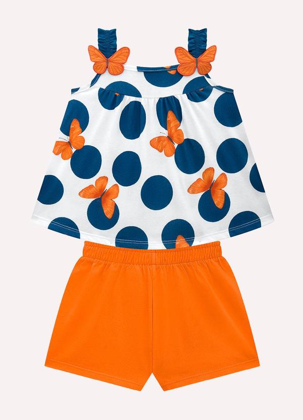 Conjunto Infantil Menina Bordado Branco