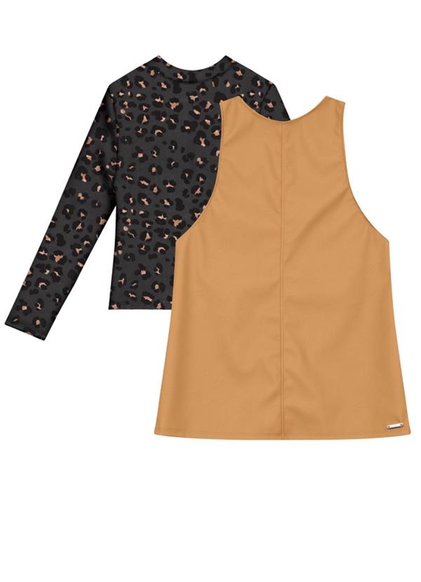 Conjunto Infantil Menina de Oncinha Cinza