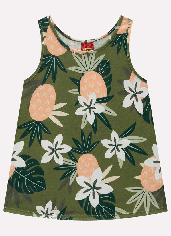 Conjunto Infantil Menina Estampa Verde