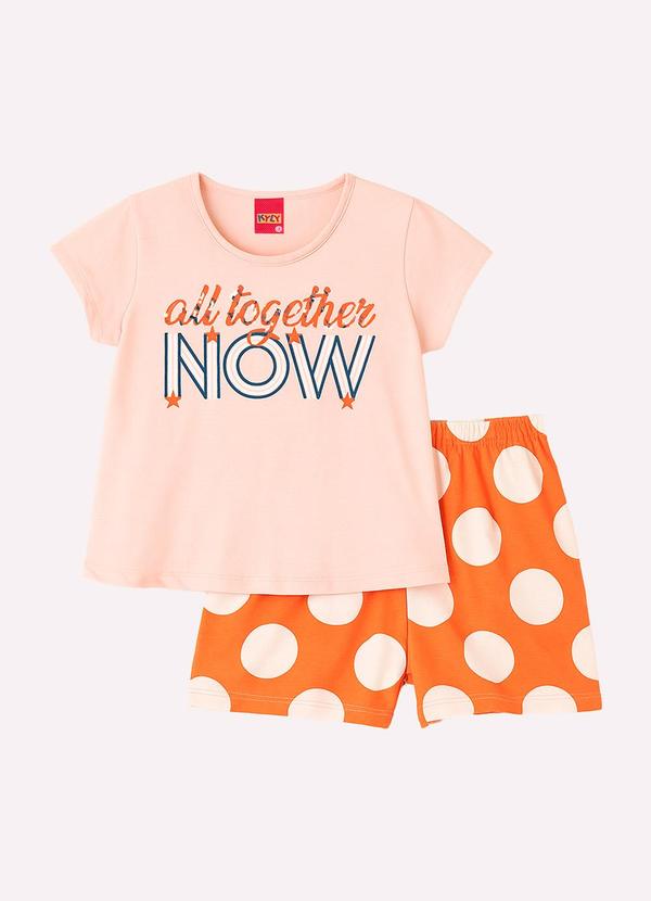 Conjunto Infantil Menina Estampado Rosa