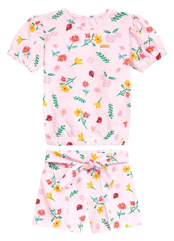 Conjunto Infantil Menina Rosa