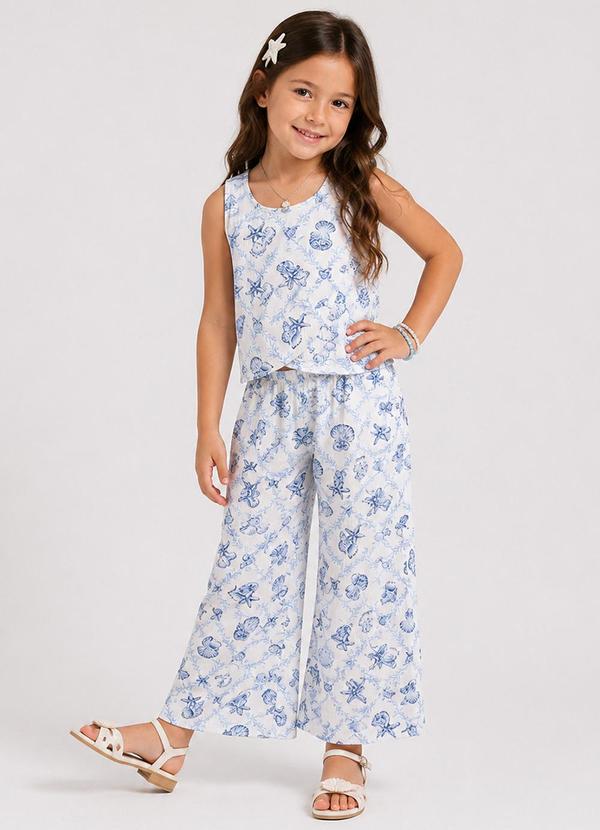 Conjunto Infantil Regata e Pantacourt Bege