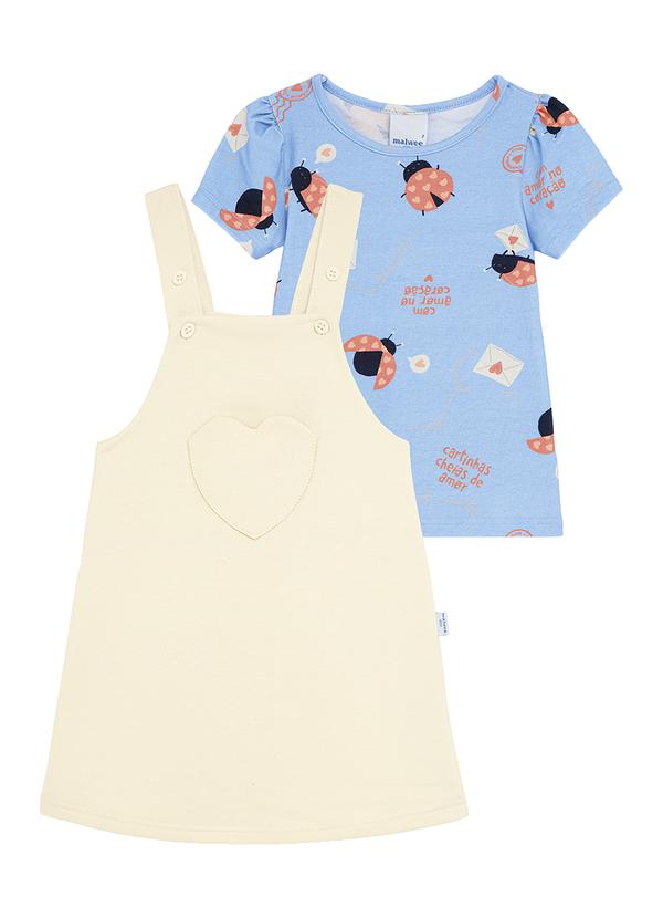 Conjunto Joaninhas com Moletom Bege