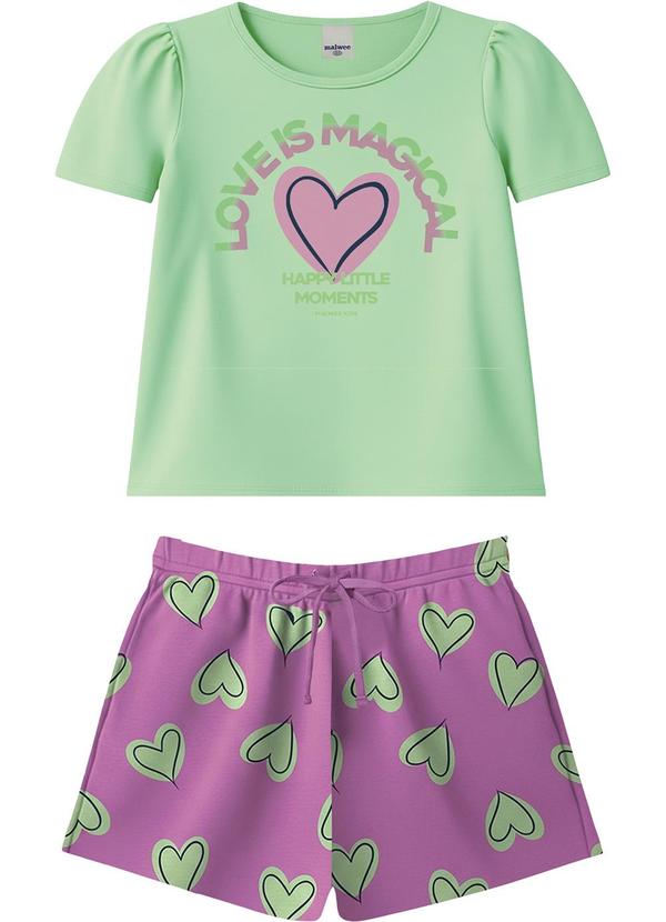 Conjunto Love Is Magical Verde Pastel