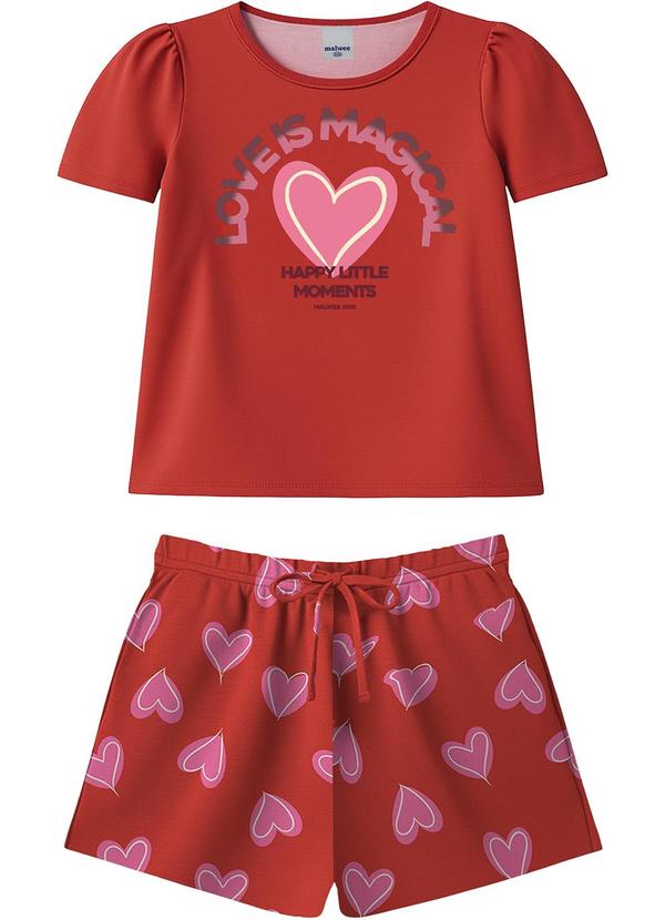 Conjunto Love Is Magical Vermelho