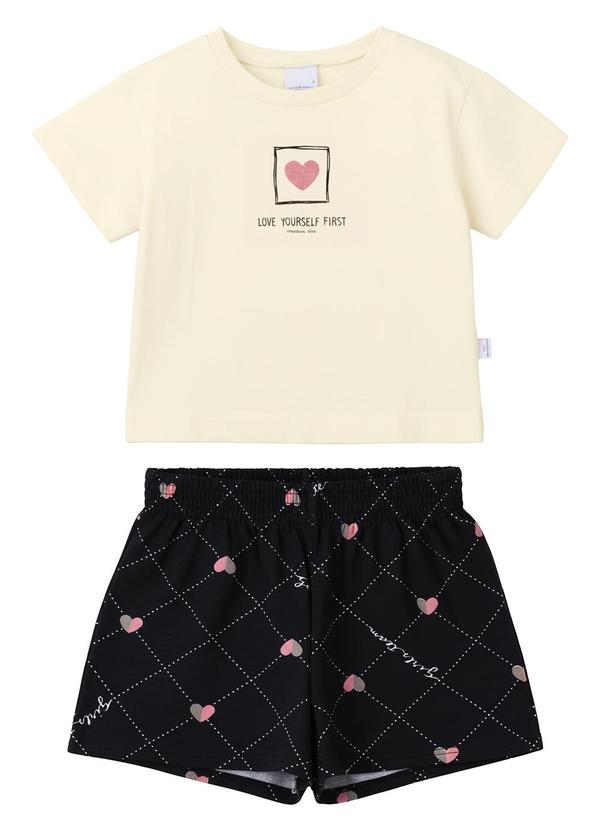 Conjunto Love Yourself First Off White
