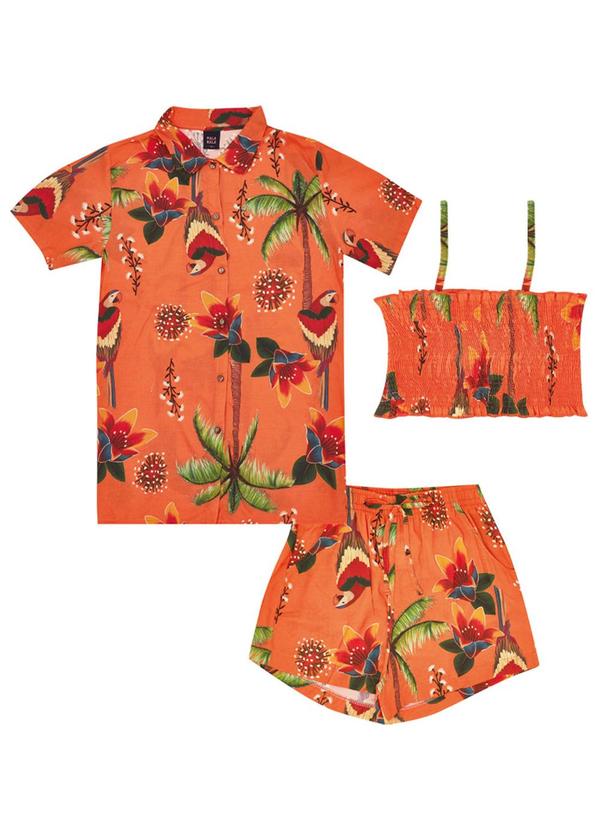 Conjunto Malha Rosa