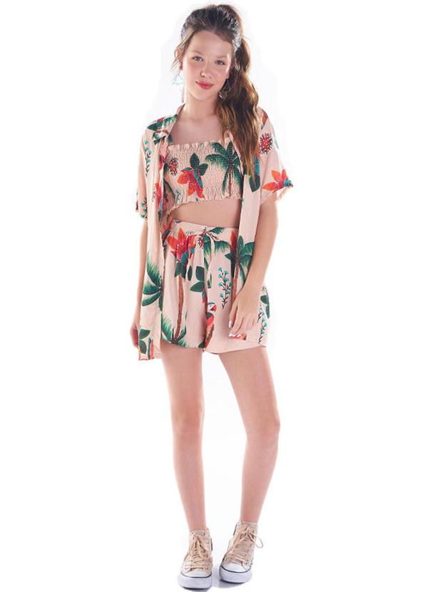 Conjunto Malha Rosa