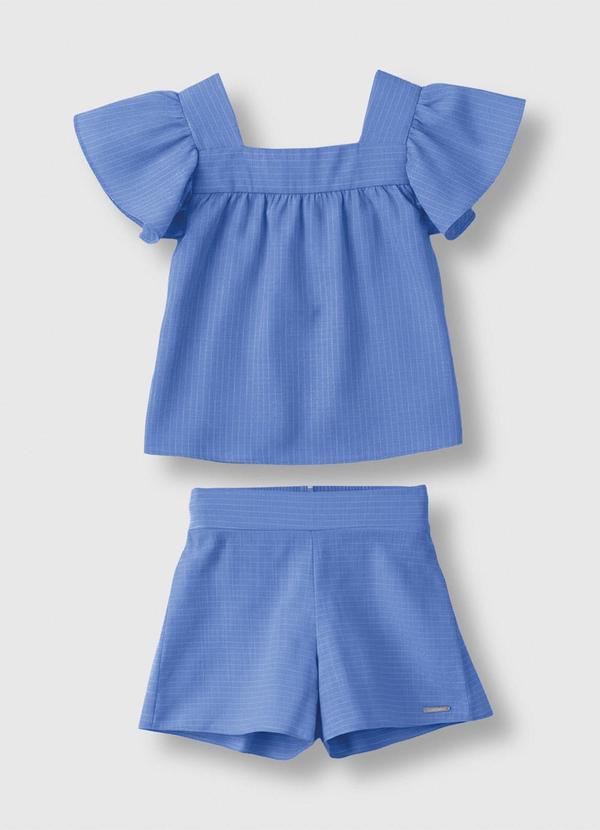 Conjunto Maquinetado Azul