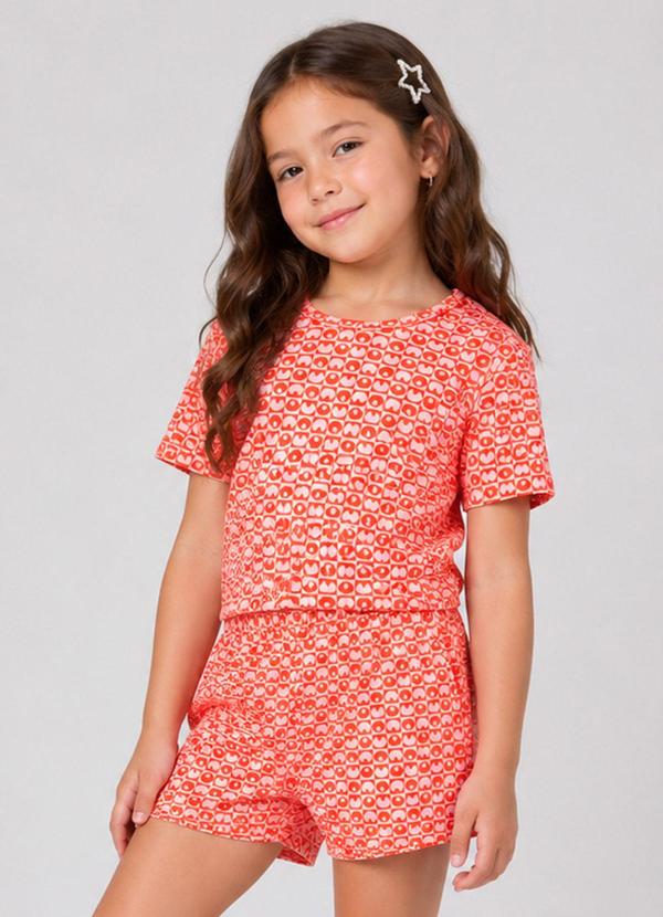 Conjunto Infantil Blusa com Laranja