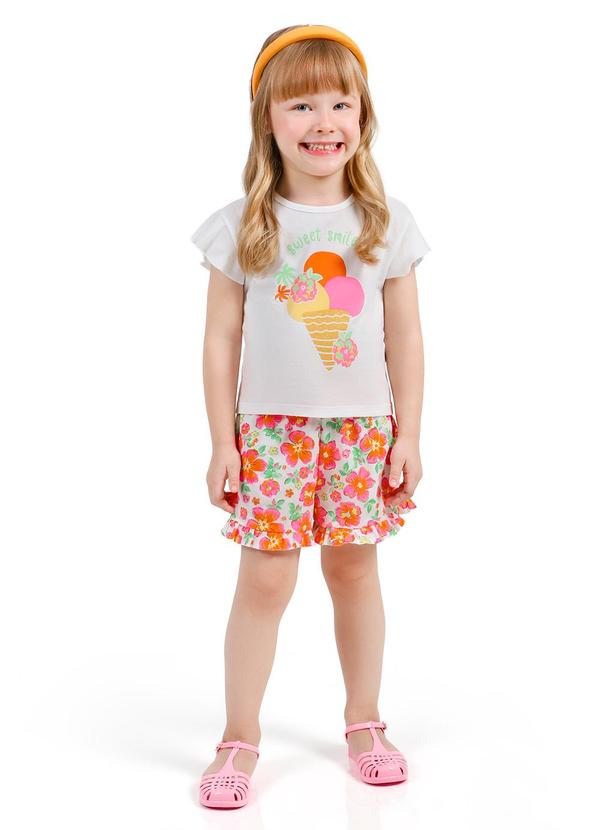 Vista 2 Conjunto Menina Branco Tink Bink Tink Bink