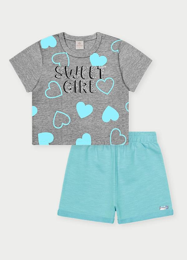 Conjunto Menina Sweet Girl Azul