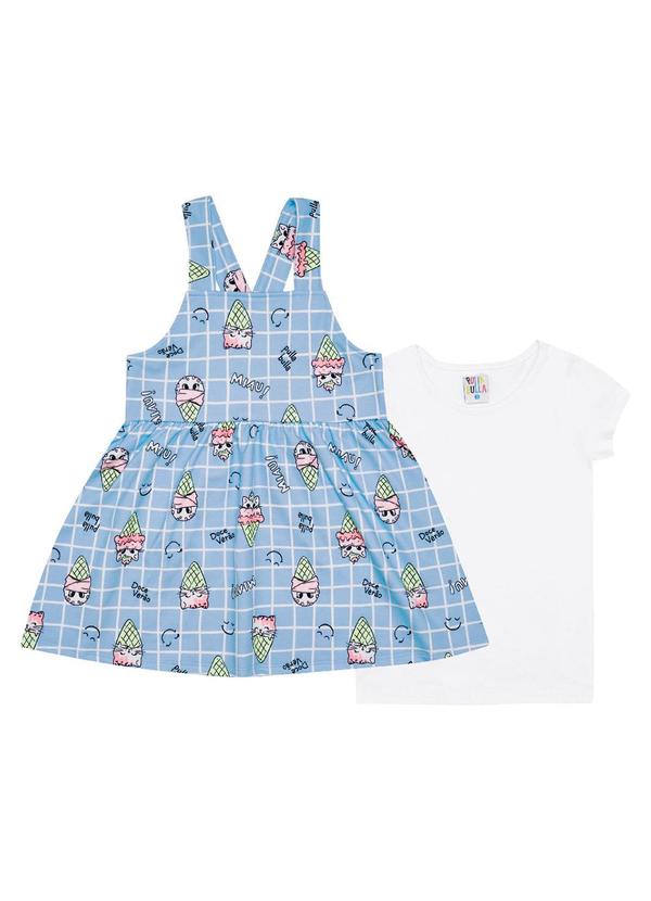 Conjunto Molecotton Menina Azul