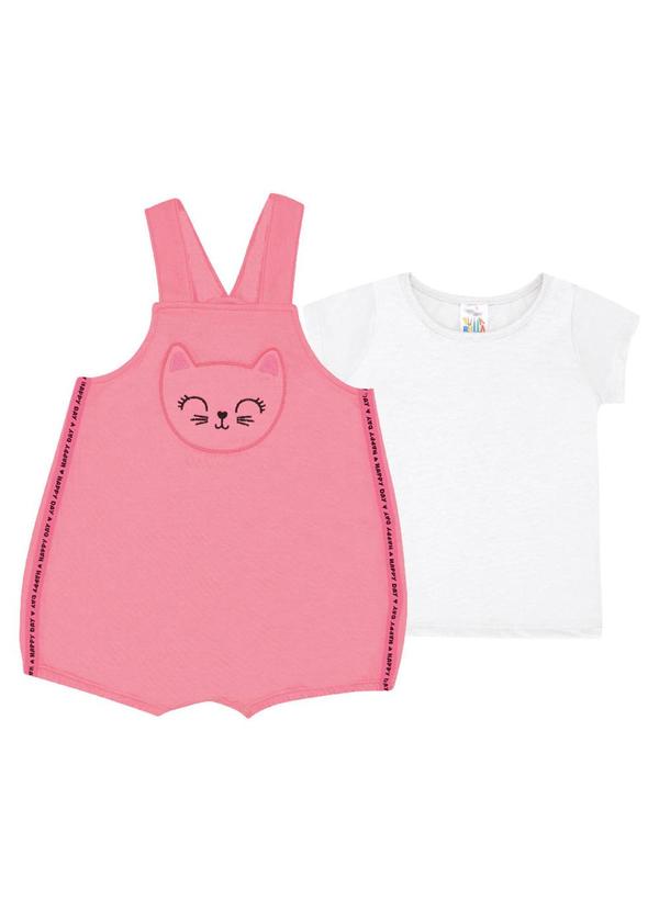 Conjunto Moletinho Menina Rosa