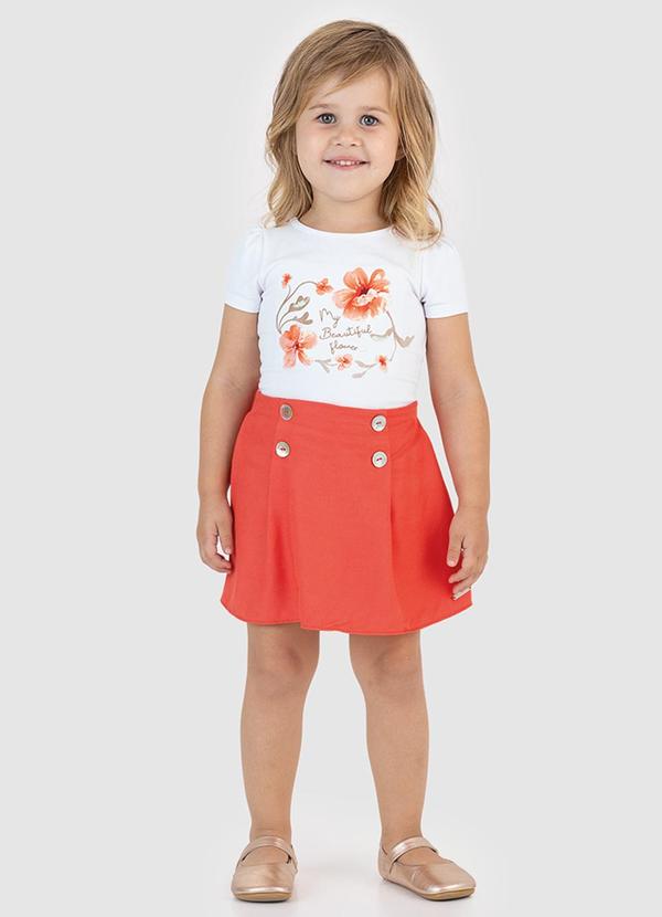 Conjunto My Beautiful Flower Branco
