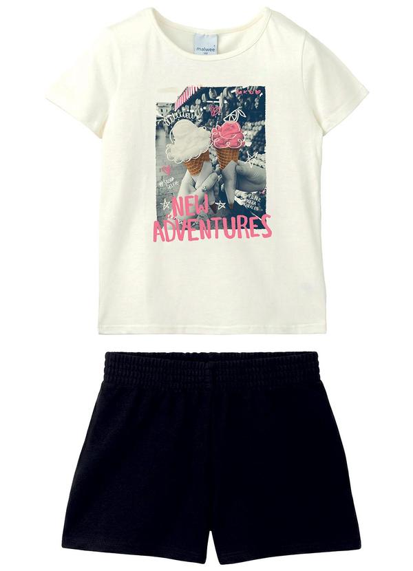 Conjunto New Adventures Moletinho Branco