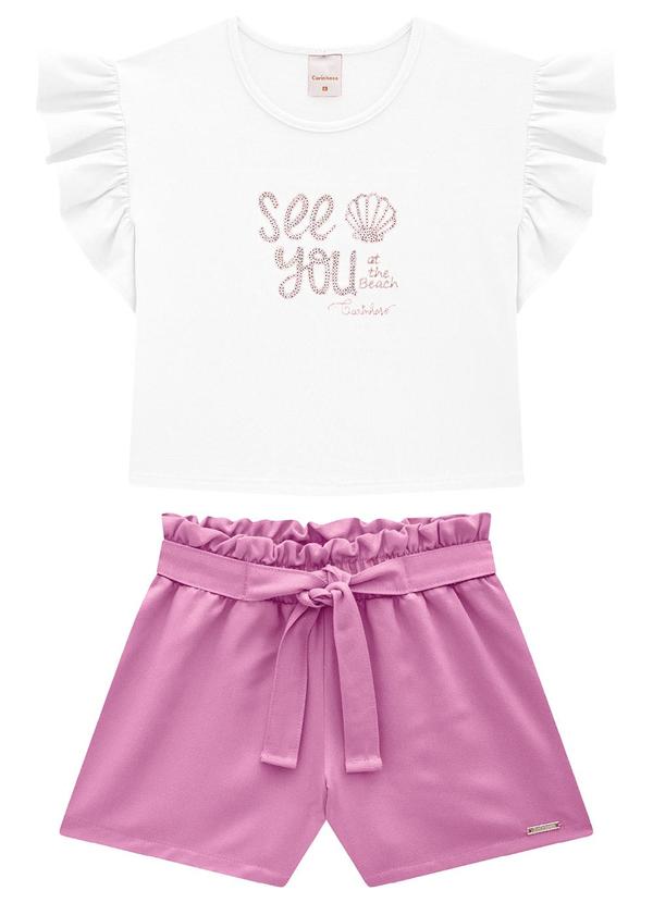 Conjunto Off White See You Clochard Menina