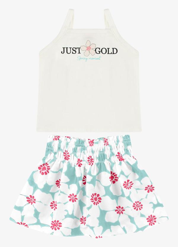 Conjunto Regata com Saia Azul