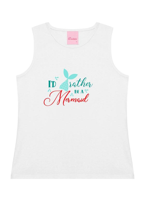 Conjunto Regata e Bermuda Ciclista Sereia Branco