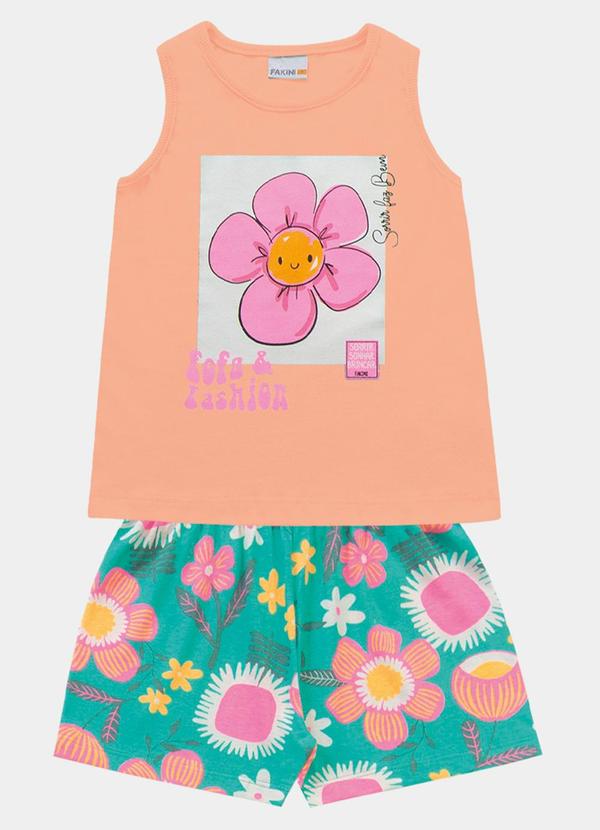 Conjunto Regata e Short Laranja