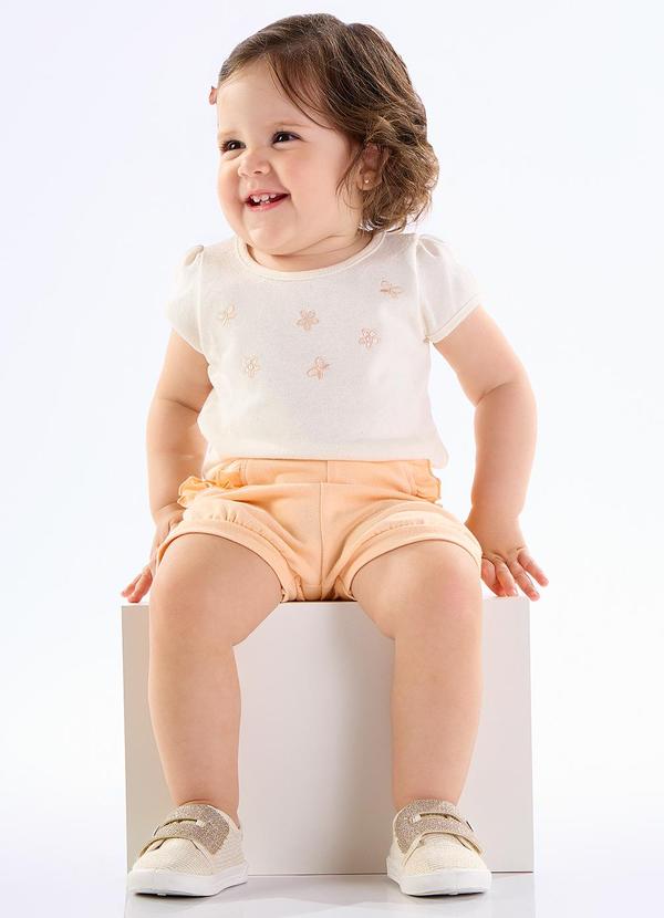 Conjunto Ribana com Elastano Leve Bege