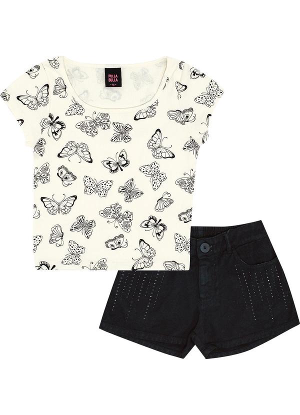 Conjunto Ribana com Elastano Leve Bege
