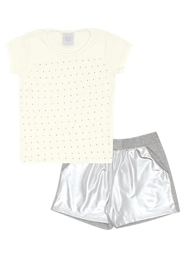 Conjunto Ribana com Elastano Leve Bege