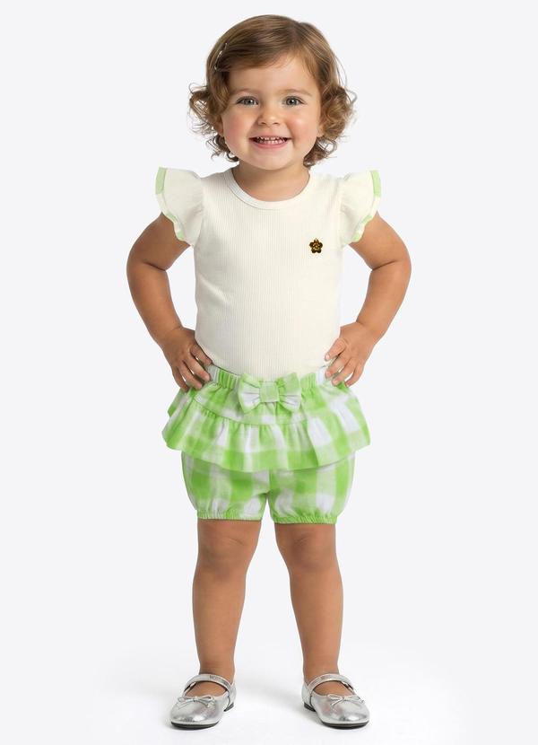 Conjunto Ribana com Elastano Leve Bege