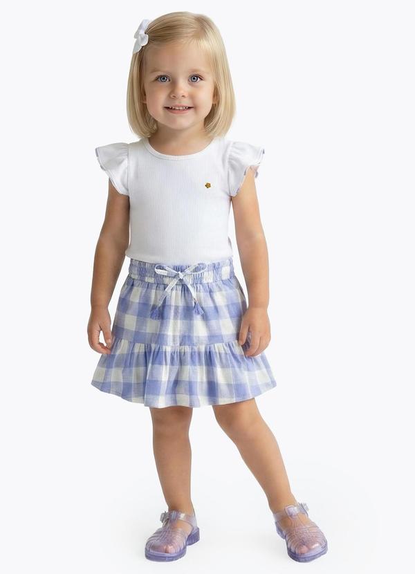 Conjunto Ribana com Elastano Leve Branco
